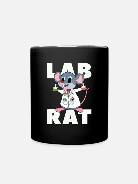 Technicien de laboratoire Lab Rat Science Cadeau - Mug uni - noir