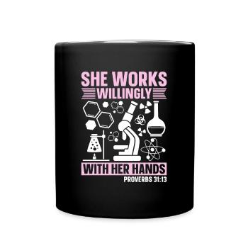 Laboratory Chemistry Laboratory Technician Science Gift - Full Colour Mug - black - Front
