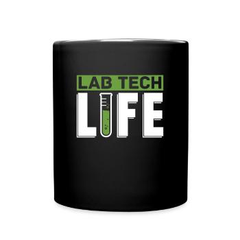 Laboratory Laboratory Technician Lab Tech Life Profession Gift - Full Colour Mug - black - Front