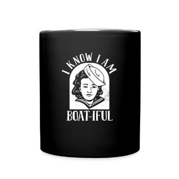 Voilier Voilier Sailor - Mug uni - noir - Devant