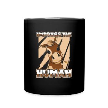 Cavalier Équitation Équitation - Mug uni - noir - Devant
