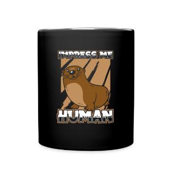 Otter - Full Colour Mug - black - Front