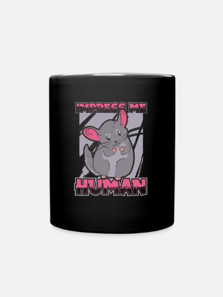 Chinchilla - Tasse einfarbig - Schwarz