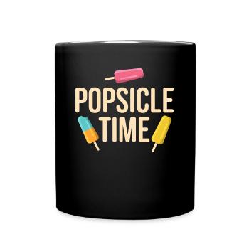 Popsicle Time Eis Geschenk - Tasse einfarbig - Schwarz - Vorne