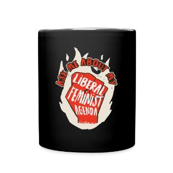 Programme féministe libéral Féminisme Cadeau - Mug uni - noir - Devant