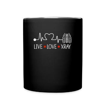 X-ray Technician X-ray Doctor Radiology Gift - Full Colour Mug - black - Front