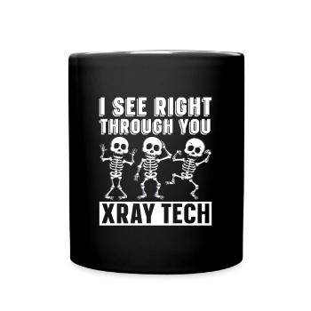 X-ray Technician Radiology Hospital Gift - Full Colour Mug - black - Front