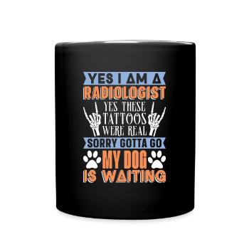 Radiology Hospital X-ray Technician Gift - Full Colour Mug - black - Front