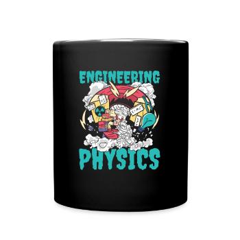 Physik Physiker - Tasse einfarbig - Schwarz - Vorne