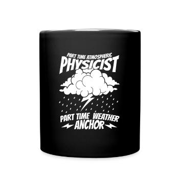 Physik Physiker - Tasse einfarbig - Schwarz - Vorne
