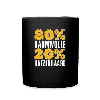 Cat Rental Cat Domestic Cat - Full Colour Mug - black - Front