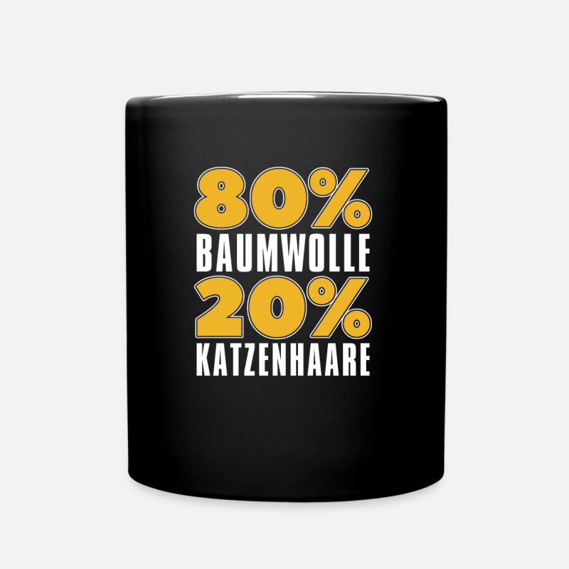 Katze Mietzekatze Hauskatze - Tasse einfarbig - Schwarz