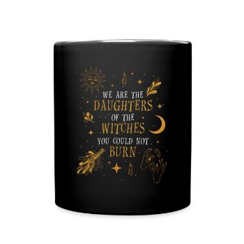 Cadeau Wicca des Filles des Sorcières - Mug uni - noir - Devant