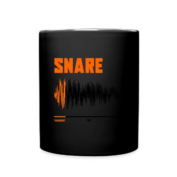 Snare Waveform | Music Producer | Beatmaker - Tasse einfarbig - Schwarz - Vorne