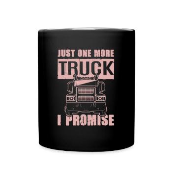 slogan du camion - Mug uni - noir - Devant