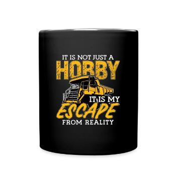 Mining Trucker Es Ist Nicht Nur Ein Minenlaster - Tasse einfarbig - Schwarz - Vorne