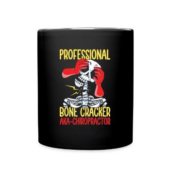 Chiropraktik Physio Chiropraktiker Coole Geschenk - Tasse einfarbig - Schwarz - Vorne