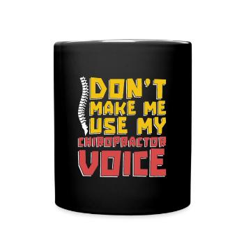 Chiropraktiker Physio Chiropraktik Coole Geschenk - Tasse einfarbig - Schwarz - Vorne