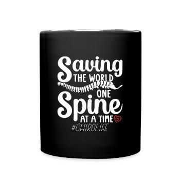 Chiropraktik Physio Chiropraktiker Coole Geschenk - Tasse einfarbig - Schwarz - Vorne