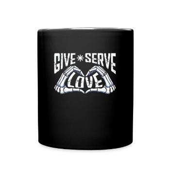 Chiropraktiker Chiropraktik Physio Liebe Geschenk - Tasse einfarbig - Schwarz - Vorne