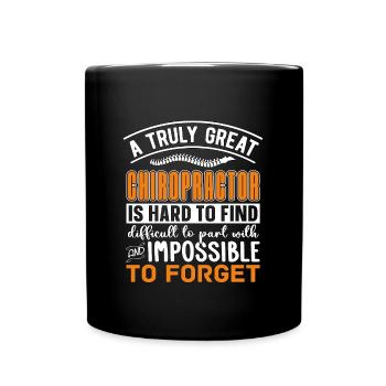 Chiropraktik Physio Chiropraktiker Cool Geschenk - Tasse einfarbig - Schwarz - Vorne