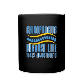 Chiropraktik Physio Chiropraktiker Cool Geschenk - Tasse einfarbig - Schwarz - Vorne