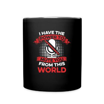 Ingénieur du son Tontechniker - Mug uni - noir - Devant