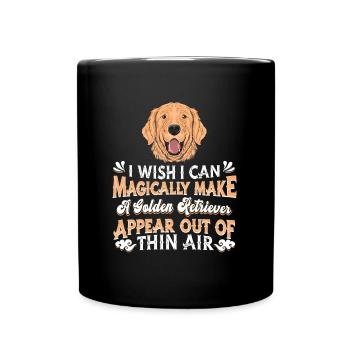 Golden Retriever - Full Colour Mug - black - Front