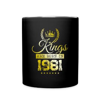 kings are born 1981 - Full Colour Mug - black - Front