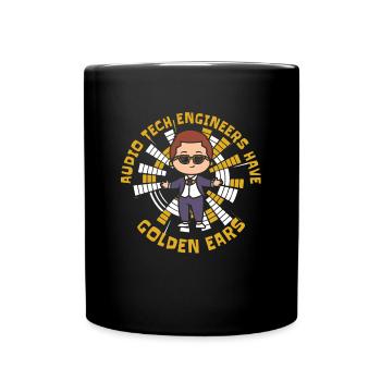 Tontechniker Sound Audio Engineer - Full Colour Mug - black - Front