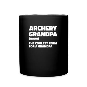 Tir à l’arc Flèche Tir à l’arc Tir à l’arc - Mug uni - noir - Devant