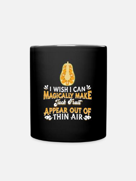 Jackfrucht Jackfruit Obst Frucht - Tasse einfarbig - Schwarz