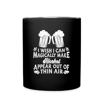 Alcohol - Full Colour Mug - black - Front