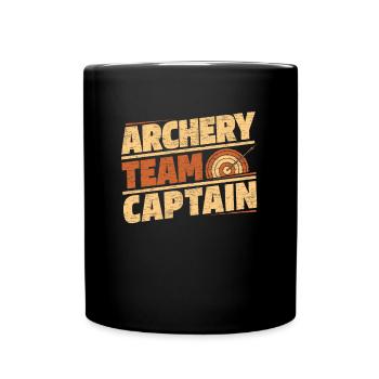 Tir à l’arc Flèche Tir à l’arc Tir à l’arc - Mug uni - noir - Devant
