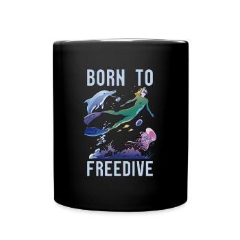 Apnéiste Apnée Plongée Cadeau d’apnée - Mug uni - noir - Devant