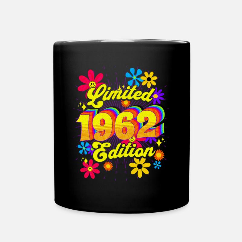Rétro et Vintage 1962 Femme 60 Ans Anniversaire - Mug uni - noir