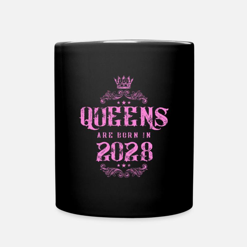 born in 2028 - Tasse einfarbig - Schwarz
