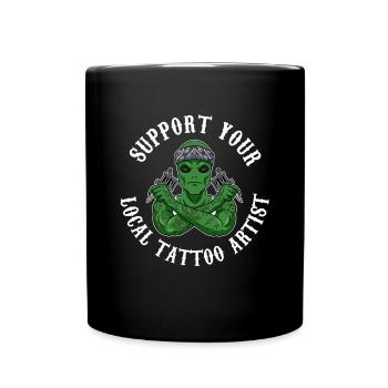Local Tattoo Artist Tattoo Gift - Full Colour Mug - black - Front