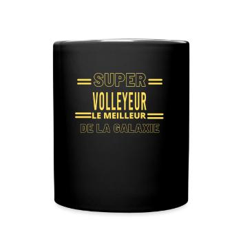 Meilleur de la galaxie VOLLEYEUR - Mug uni - noir - Devant