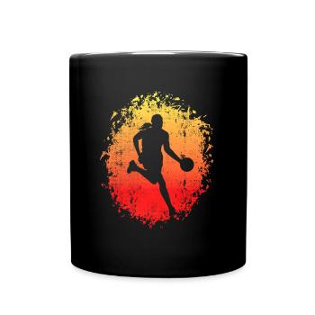 Basketball Player Girls Coach Basketball Player - Full Colour Mug - black - Front
