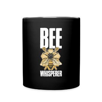 Bee Whisperer Bees Gift - Full Colour Mug - black - Front