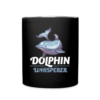 Dolphin Whisperer Dolphin Cadeau - Mug uni - noir - Devant