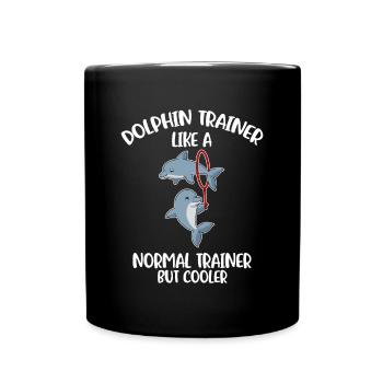 Dolphin Trainer Dolphin Cadeau - Mug uni - noir - Devant