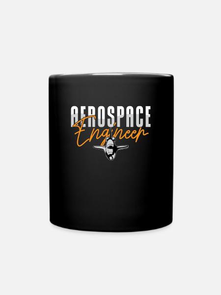 Aerospace Engineer Engineering Rocket Science - Tasse einfarbig - Schwarz
