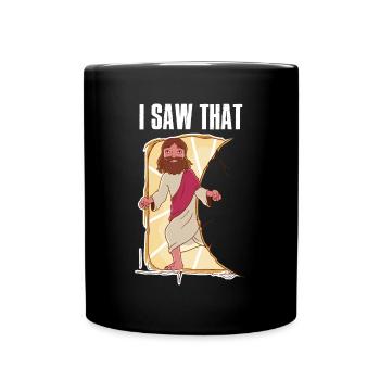 J’ai vu que Jésus Jésus cadeau - Mug uni - noir - Devant