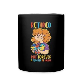 Cadeau d’enseignant à la retraite - Mug uni - noir - Devant