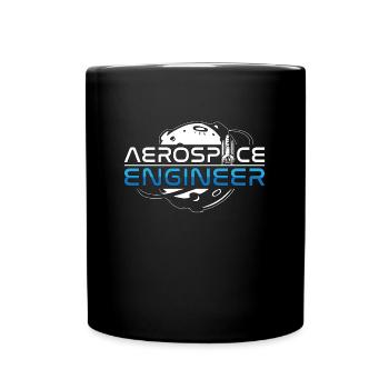 Aerospace Engineer Rocket Space Engineering - Tasse einfarbig - Schwarz - Vorne