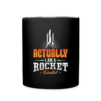 Ingénieur aérospatial en fait je suis une science des fusées - Mug uni - noir - Devant
