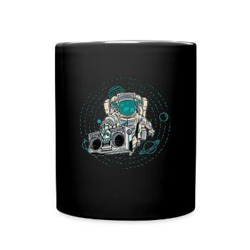 Astronomy Radio Space Stars Universe Music Lover - Full Colour Mug - black - Front