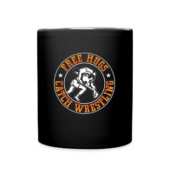 Catch Wrestling Free Hugs Fight Grappling Lutteur - Mug uni - noir - Devant